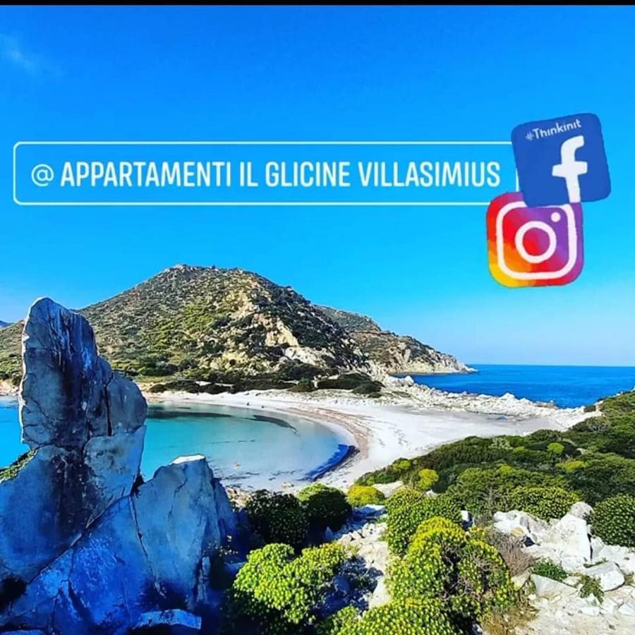 Appartamenti Il Glicine วิลลัสซีมีอุส ภายนอก รูปภาพ